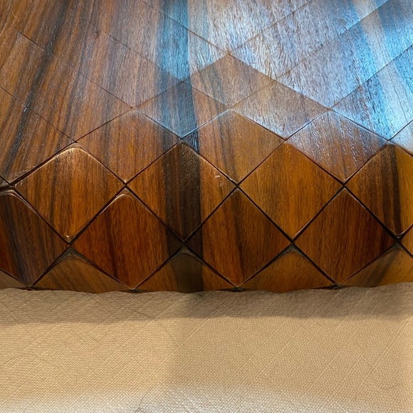 TESLER+MENDELOVITCH HANDMADE WOODEN CLUTCH - Picture 3 of 11